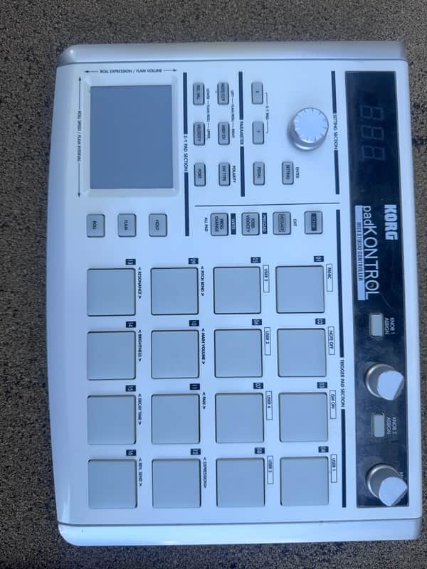Korg padKONTROL USB Drum Pad Studio Controller 2005 - Present - White image 1