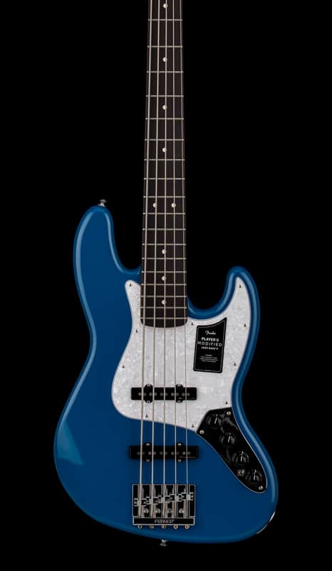 Fender Player II Modified Active Jazz Bass V - Electric Blue #43626 image 1
