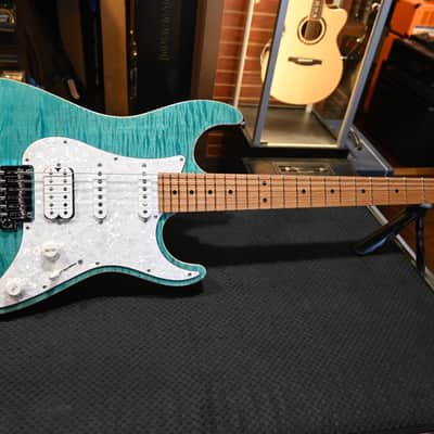 Suhr Standard Plus Roasted Maple - Bahama Blue #0471 image 2