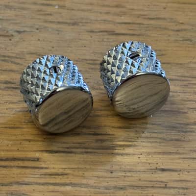 Fender Heavy Knurled Telecaster Chrome Barrel Knobs Flat Top John 5 J5 Triple Deluxe Telecaster Tele image 5