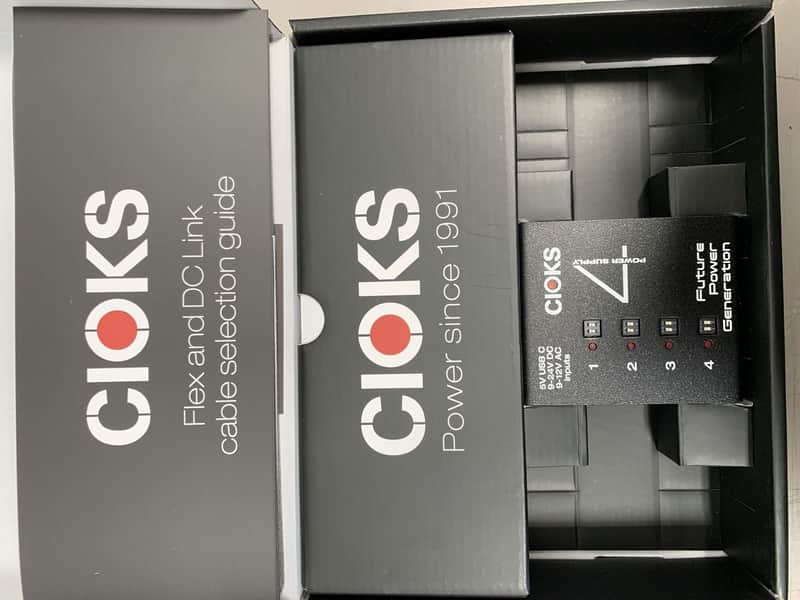 CIOKS 4 Expander Power Supply w/ Cioks Mini Grip Bracket for Pedaltrain Pedalboards image 1