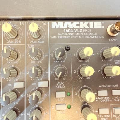 Mackie 1604-VLZ Pro 16-Channel Analog Mixer w/ XDR Preamps & SKB Rack Case image 6