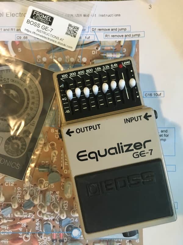 Boss GE-7 Equalizer with Fromel Mod image 1