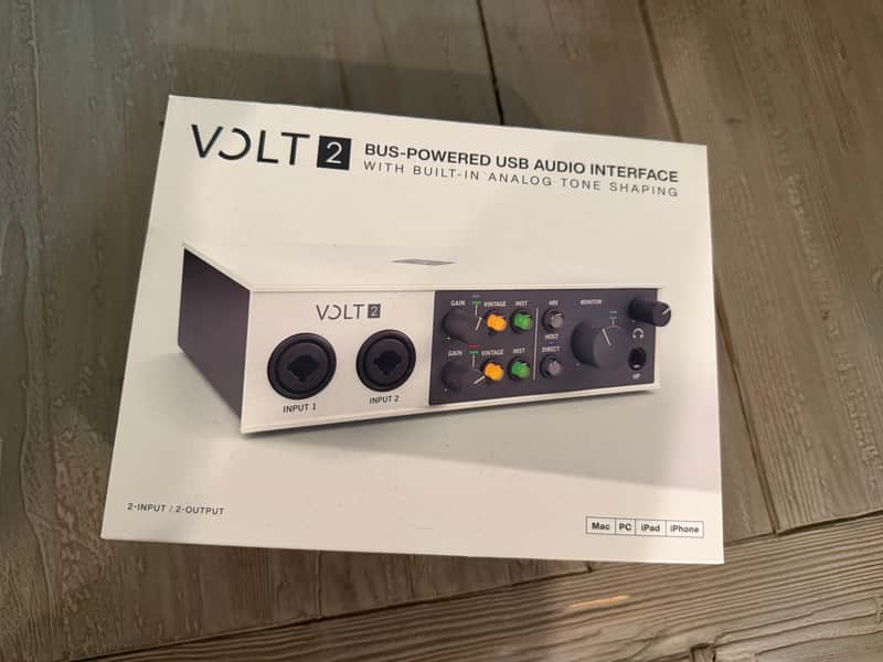 Universal Audio Volt 2 USB-C Audio Interface 2021 - Present - Tan / Gray image 1