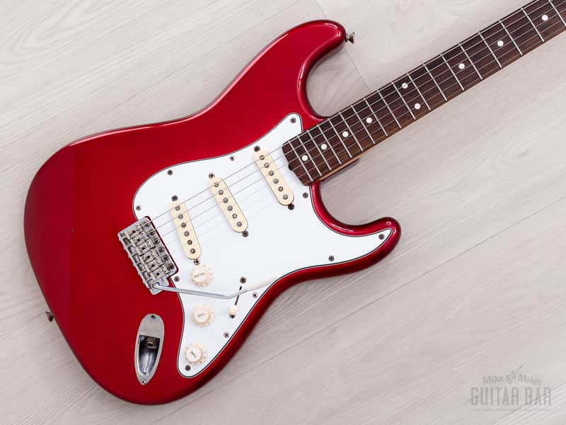 1983 Fender Stratocaster '62 Vintage Reissue JV ST62-65 Candy Apple Red 100% Original, Japan MIJ Fujigen image 1
