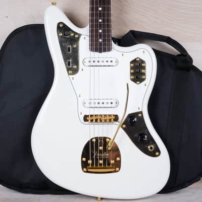 Fender MIJ Traditional '60s Jaguar 2025 Collection White Pearl w/ Bag image 1