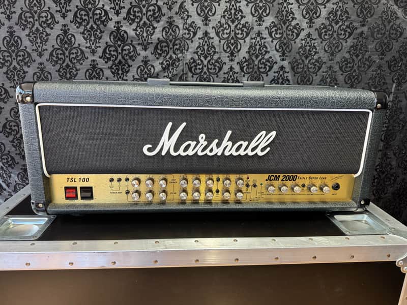 Marshall JCM 2000 TSL 100 Triple Super Lead 3-Channel 100-Watt Guitar Amp Head 2000s - Black image 1
