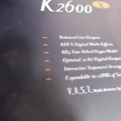 Kurzweiler K2600X 1999 released - Black