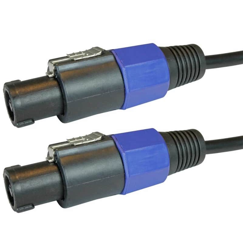 100' FT Foot Feet 14 GA gauge speakon compatible pro audio PA DJ SPEAKER CABLE image 1