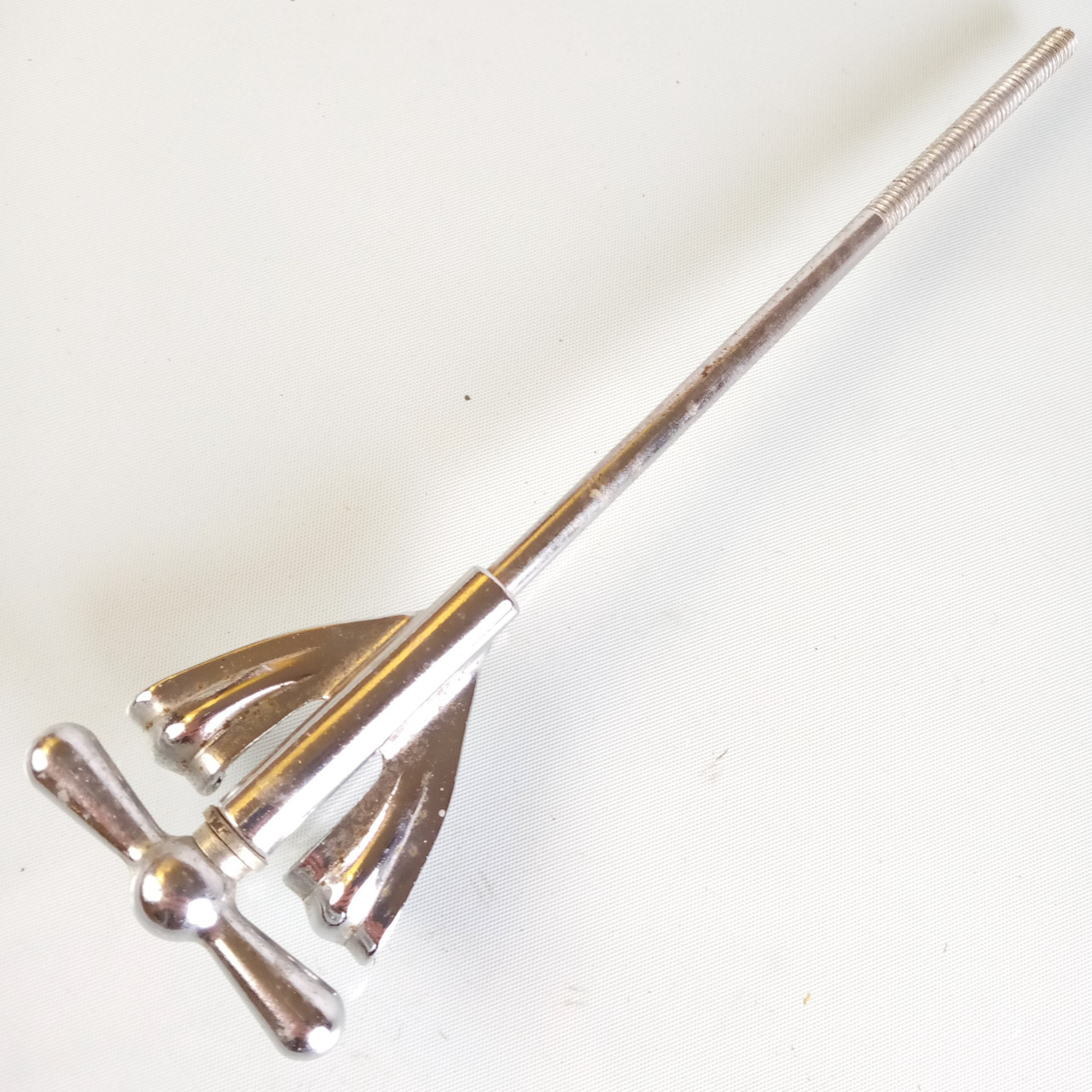 Ludwig 7"Long Bass Drum Bow-Tie Tension T-Rod+Claw Chrome Vintage50-60s Keystone — main photograph