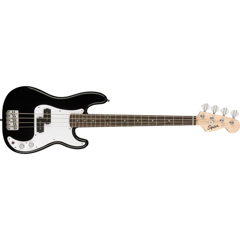 Squier Mini Precision Bass®, Indian Laurel Fingerboard, Black, 0370127506 image 1