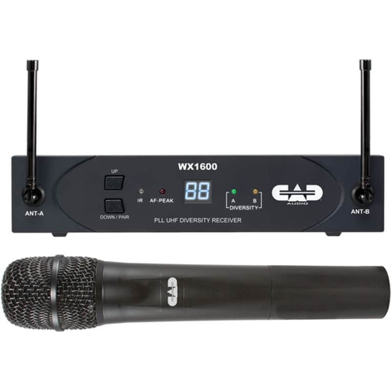 CAD WX1600G UHF 100-Channel Frequency Agile Handheld Wireless System(542-564MHz) image 1