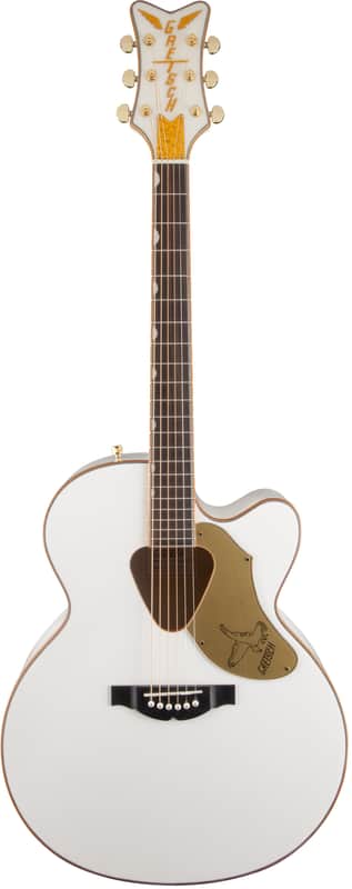 Gretsch G5022CWFE Rancher Falcon Jumbo Acoustic-Electric Guitar - White image 1