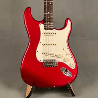 Vintage 1966 Fender Strat – Rare Candy Apple Red – All Original, Excellent+ image 4