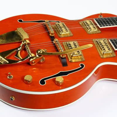 Gretsch G6120-6/12 Chet Atkins Nashville Double Neck Guitar MIJ Made In Japan Orange Rare! c 1997 image 19