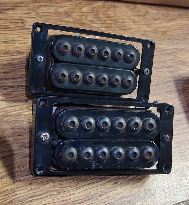 Seymour Duncan Invader set with Rings 1980s - Black image 1