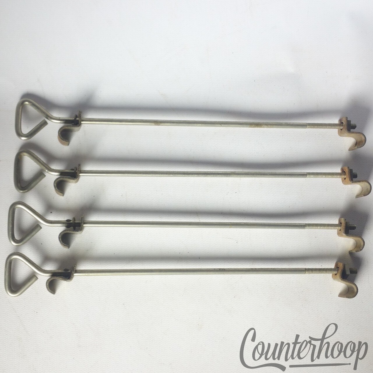 Rogers 4x Tom/Snare Drum 8 5/8" Single-Tension T-Rods+Claws Nickel Vintage 40s* — main photograph