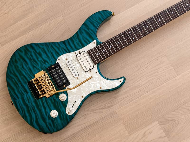 1998 Yamaha Pacifica 721JH Quilt Top HSH Superstrat Electric