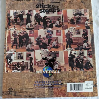 New Found Glory Sticks and Stones Sheet Music Song Book Guitar Tab Tablature image 2
