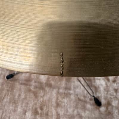 1950s Zildjian A 24" Trans Stamp Type III Ride Cymbal 3421g 1950s Zildjian A 24" Trans Stamp Type III Ride Cymbal 3421g image 3