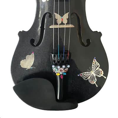 Rozanna's Metallic Butterfly Bling Black Violin Outfit - 1/2 image 5