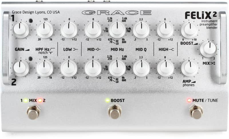 Grace Design FELiX 2 Instrument Preamp/Blender - Silver image 1