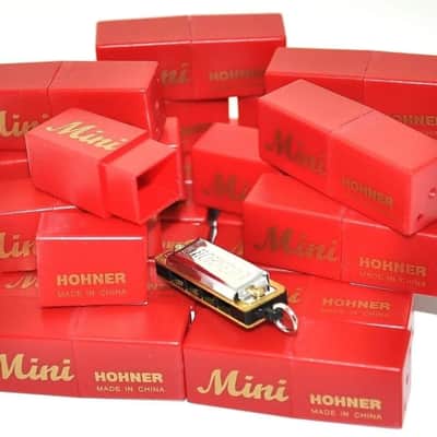 Wholesale Lot of 24 Hohner Mini Harmonicas in Key of C Model 38-C -Really Plays! image 1