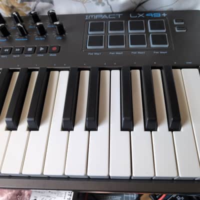 Nektar Impact LX49+ USB MIDI Keyboard Controller 2016 - 2021 - Black image 8