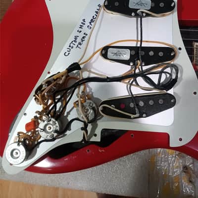 Rescued and Seriously Upgraded 2000 MIM Fender Standard Stratocaster - Hot Rod Red, Mark Knopfler specs image 12
