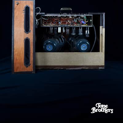 RARE! 1957 Gibson GA-55V Twin Amp (Two-Tone) image 7