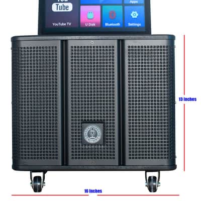 Singtronic 1000W Power Portable Karaoke System Bluetooth & Touch Screen image 2