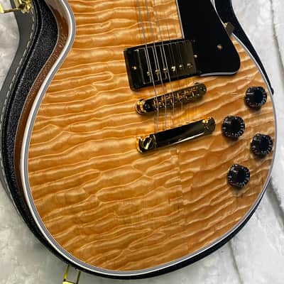 NEW! Gibson Dealer Select Custom Shop Les Paul Custom AAAAAAA Quilt - 7AQ! - Natural - SO MUCH DEPTH and MOVEMENT! - 9.7 lbs - Authorized Dealer - G07564 image 8
