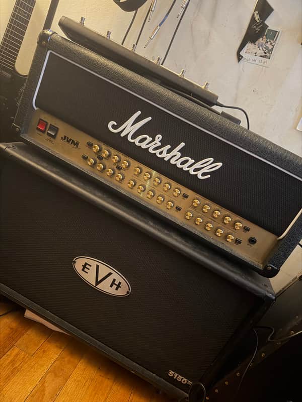 Marshall JVM410H 4-Channel 100-Watt Guitar Amp Head 2007 - Present - Black image 1