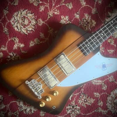 1977 GIBSON THUNDERBIRD BICENTENNIAL BASS - SUNBURST - WITH ORIGINAL HARD CASE image 4