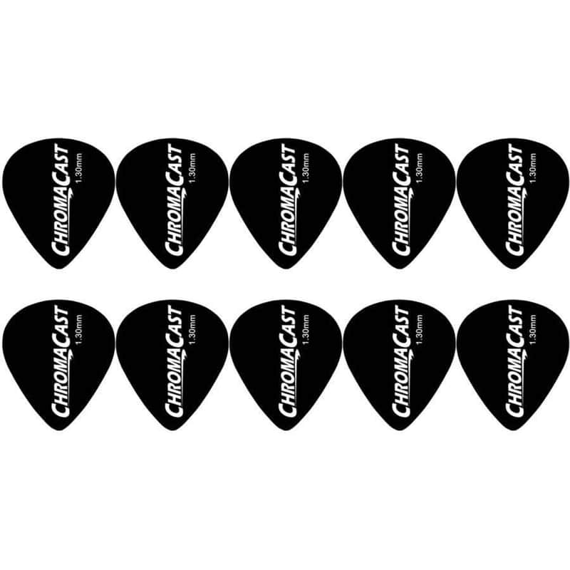 ChromaCast Michael Angelo Batio Signature 1.3mm Dura Picks, Premium Shredder Jazz Shaped Pick, 10 Pack image 1