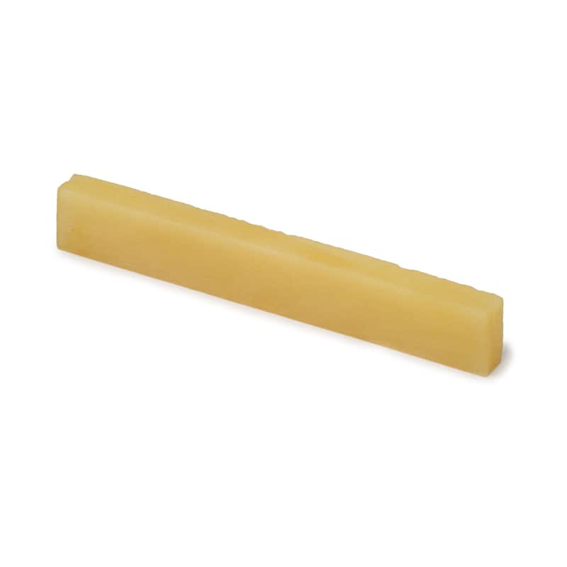 StewMac Unbleached Bone Nut Blank For Fender (6000-V) image 1