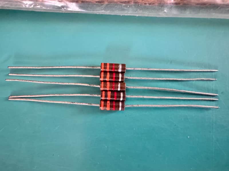 NOS 5x 3.3K 0.5W 1/2W 10% CARBON COMPOSITE COMP RESISTORS FOR TUBE AMP HIFI AMPLIFIER image 1