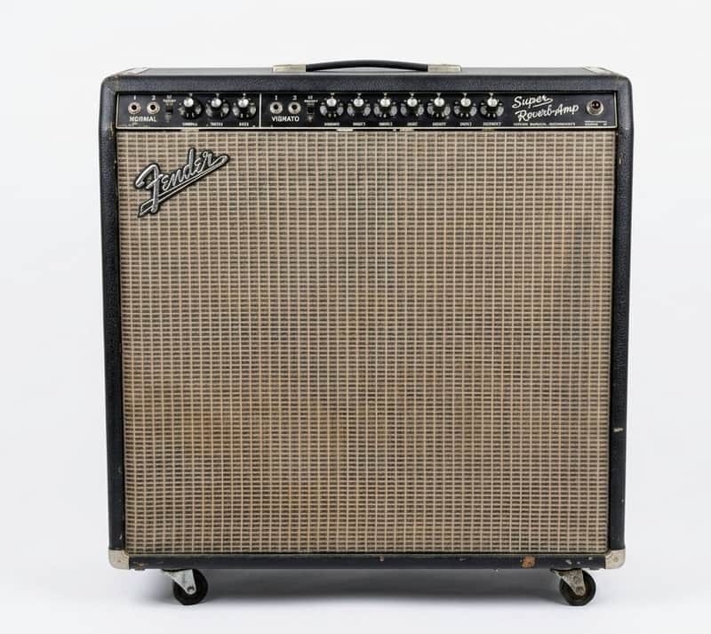 Fender Super Reverb 1967 40-Watt 4x10 Blackface Original Great Amp image 1