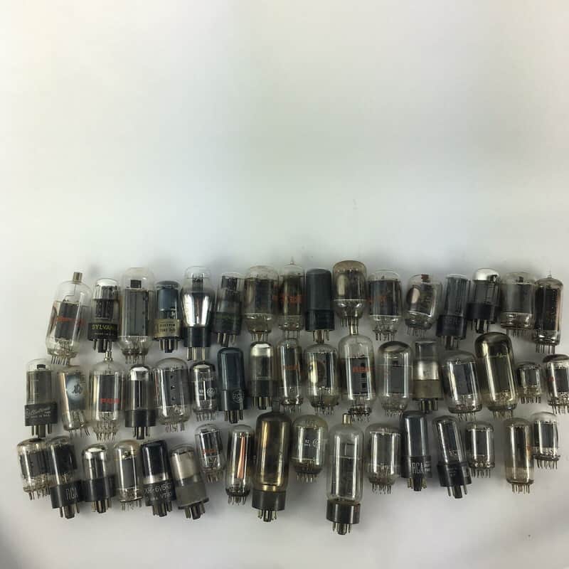 Lot of 50 Various Brands Vintage Vacuum Tubes -UNTESTED - Sylvania, RCA GE #5 image 1