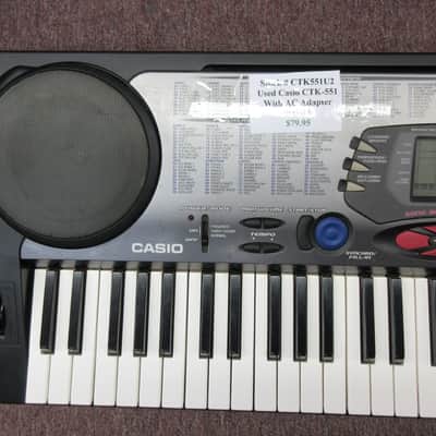 Used Casio CTK-551 61 Key Keyboard image 2