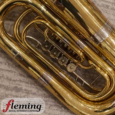 Miraphone 90A Kaiser-Tuba - 5/4 Size, Rotary Valves, Lacquer (Ex-USAF) image 13