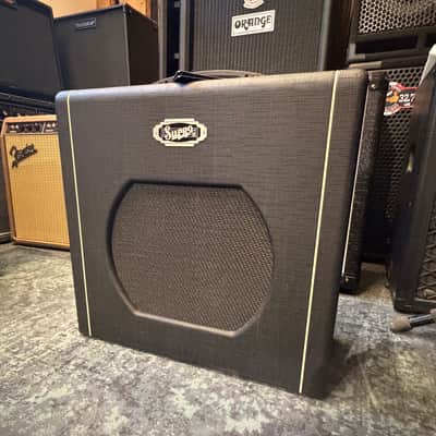Supro 1812R Blues King 12 15-Watt 1x12" Guitar Combo 2019 - Present - Black image 1