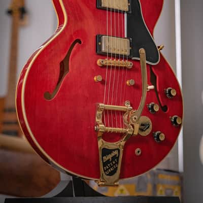 Gibson Custom Shop Murphy Lab Back To The Future '55 ES-345 "Reissue" Light Aged 2025 - Cherry Red image 3
