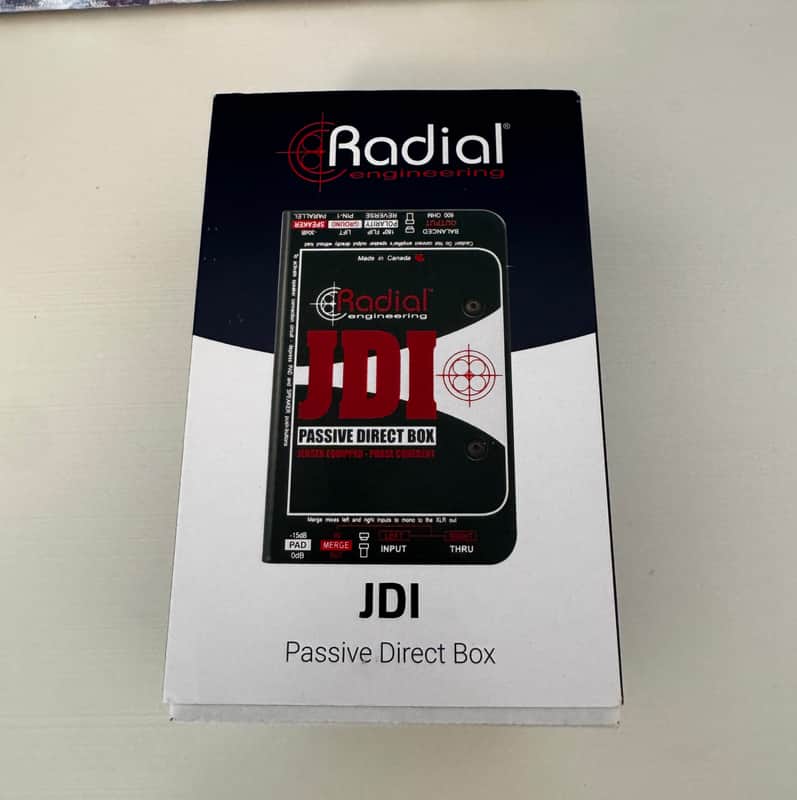 Radial JDI | Passive Direct Box | Jensen Transformer | Original Box image 1