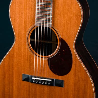 Santa Cruz H13 Custom African Blackwood and Fort Ross Chapel Redwood with Snakewood Inlays NEW image 7
