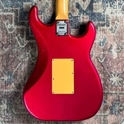 1980s Kramer Focus 3000 Vintage Metallic Pink Left Handed MIJ Made In Japan Electric Guitar W/ Original Gigbag! image 8