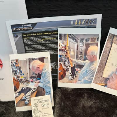 Paul Unkert 1985 VH-Era Guitar — Documented, Signed, Ultra Rare image 6