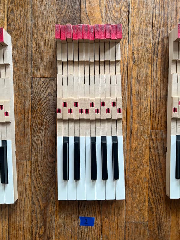 Fender Rhodes REPLACEMENT KEYS, 1 octave (1974) (listing 2 of 7) image 1