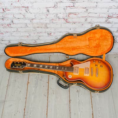 Univox - MIJ "Gimme" LP Style Electric Guitar - Sunburst - w/HSC - x7235 - VINTAGE image 17