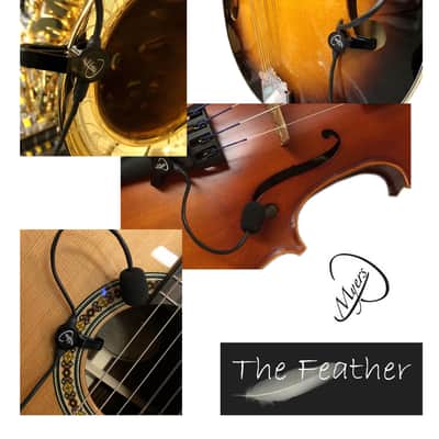 VIHUELA MICROPHONE, "THE FEATHER" with FLEXIBLE MICRO-GOOSE NECK by Myers Pickups image 8